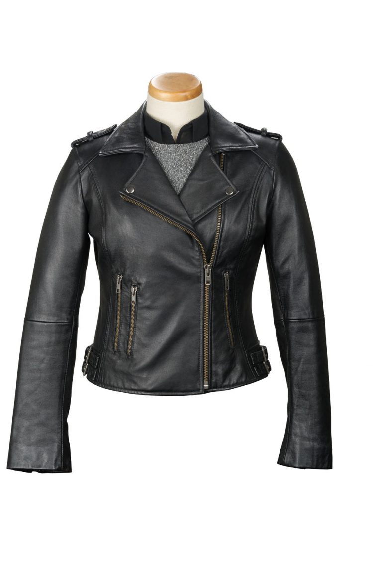 Ladies Lamb Biker Jacket – Burk's Bay